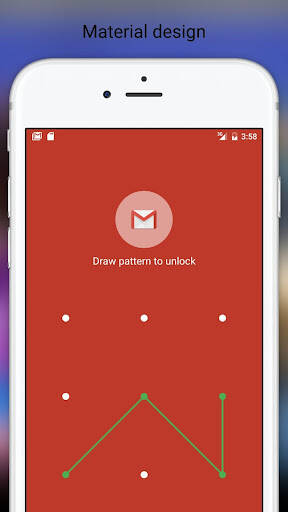 Screenshot From Our Fingerprint Pattern App Lock Review