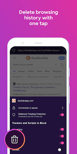 Screenshot From Our Firefox Focus: No Fuss Browser Review