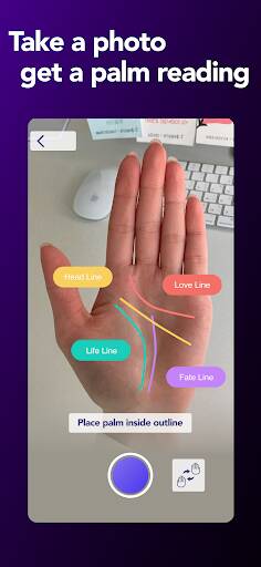 Screenshot From Our Fortunescope - Palm Reader Review
