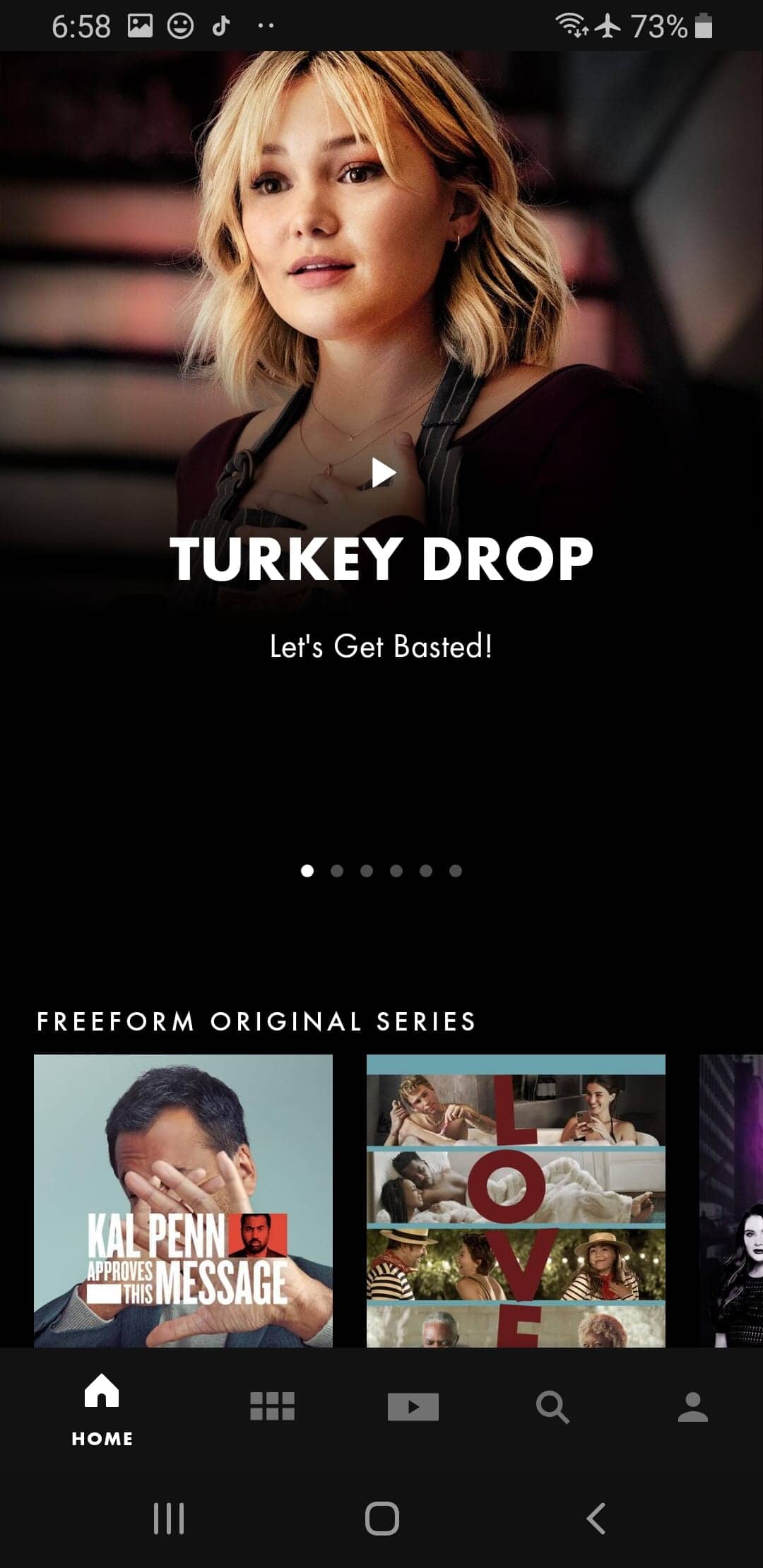 Screenshot From Our Freeform - Movies & TV Shows Review