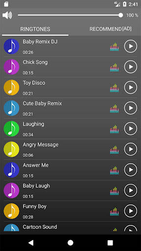 Screenshot From Our Funny Ringtones Review