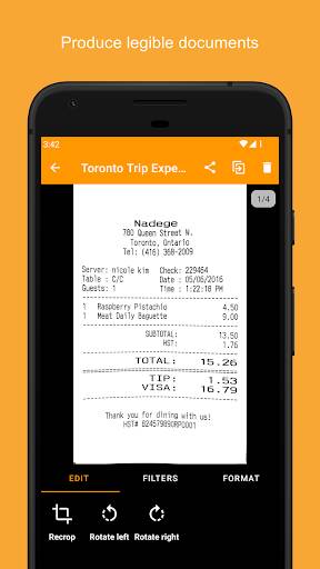 Screenshot From Our Genius Scan - PDF Scanner Review