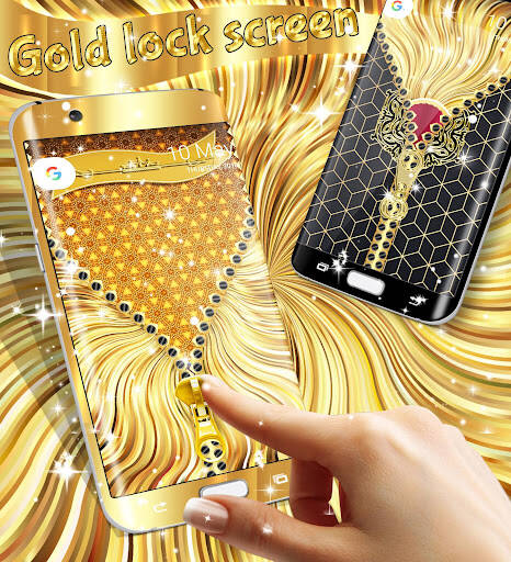 Screenshot From Our Gold lock screen Review