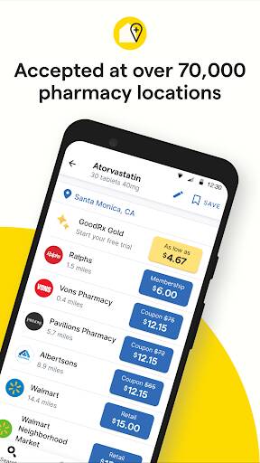 Screenshot From Our GoodRx: Prescription Coupons Review