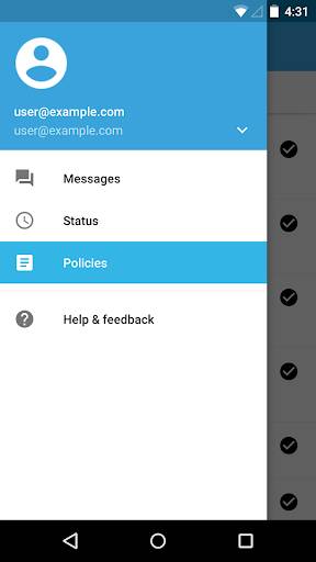 Screenshot From Our Google Apps Device Policy Review