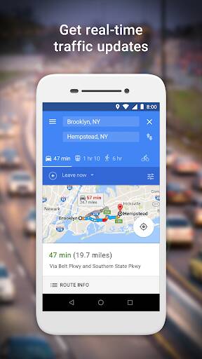 Screenshot From Our Google Maps Go Review