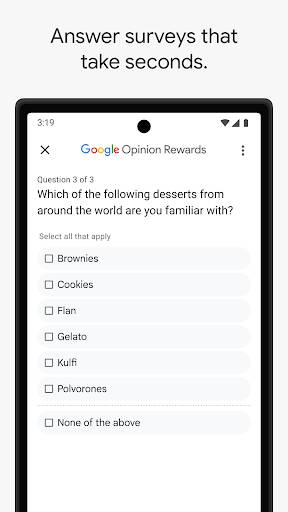 Screenshot From Our Google Opinion Rewards Review