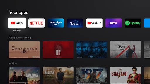 Screenshot From Our Google TV Home Review