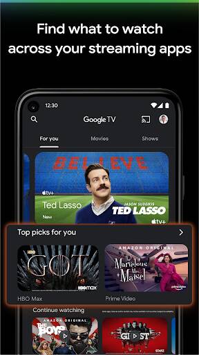 Screenshot From Our Google TV Review