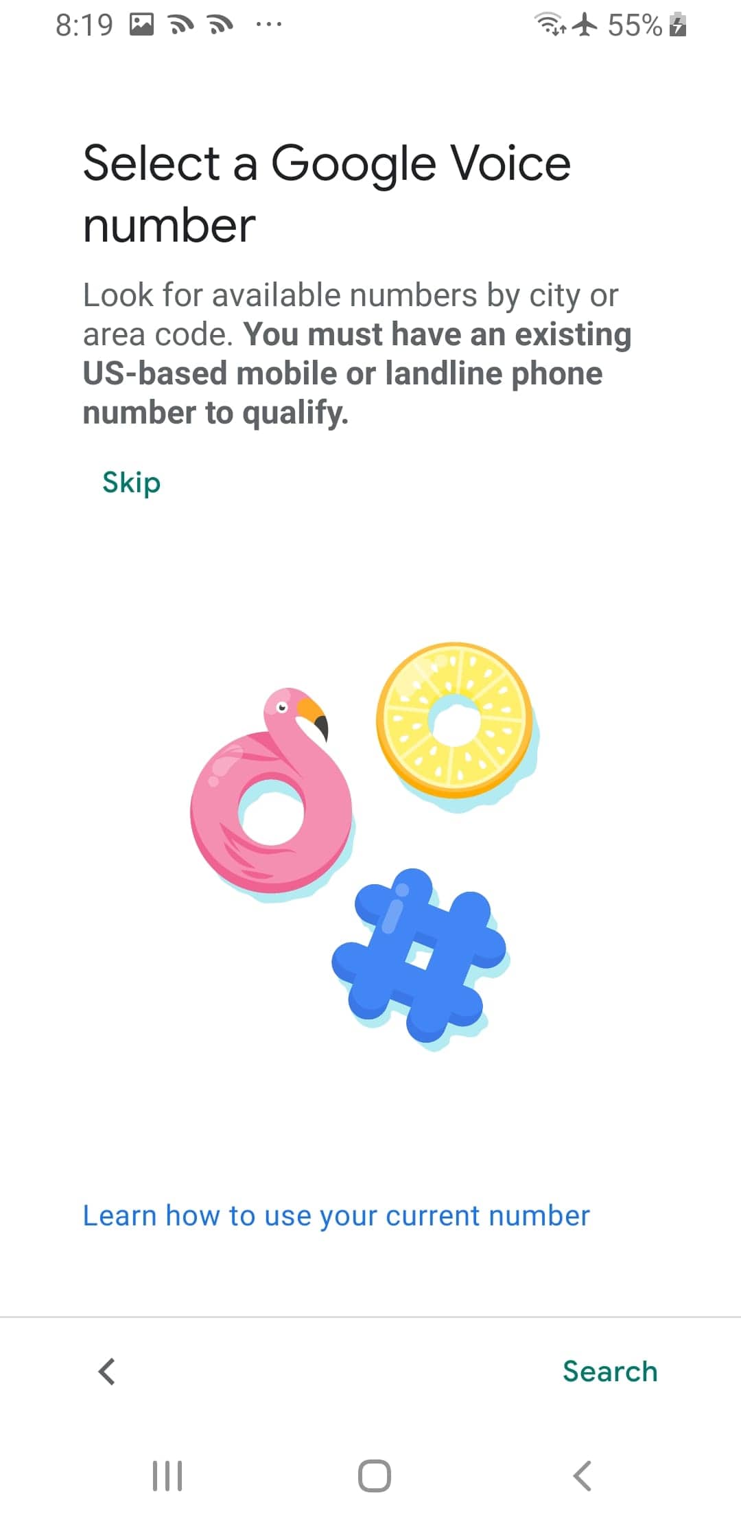 Screenshot From Our Google Voice Review