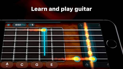 Screenshot From Our Guitar - Real games & lessons Review