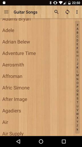 Screenshot From Our Guitar Songs Review