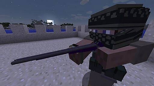 Screenshot From Our Guns for Minecraft Review