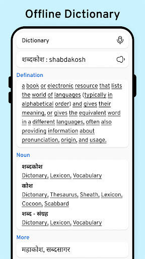 Screenshot From Our Hindi English Translator Review