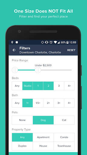 Screenshot From Our HotPads Apartments & Home Rent Review