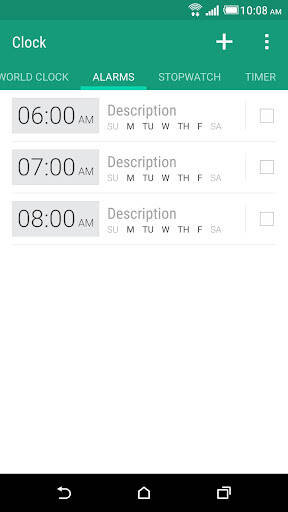 Screenshot From Our HTC Clock Review