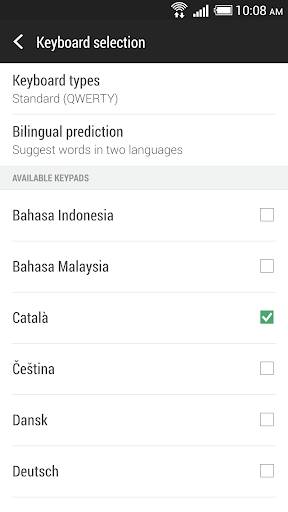 Screenshot From Our HTC Sense Input-CA Review