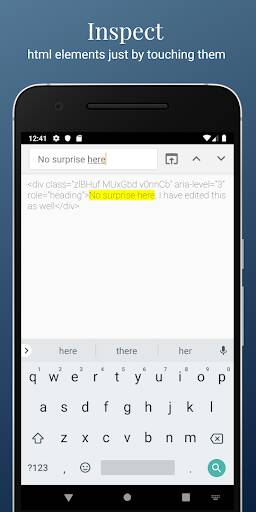 Screenshot From Our HTML Website Inspector Editor Review