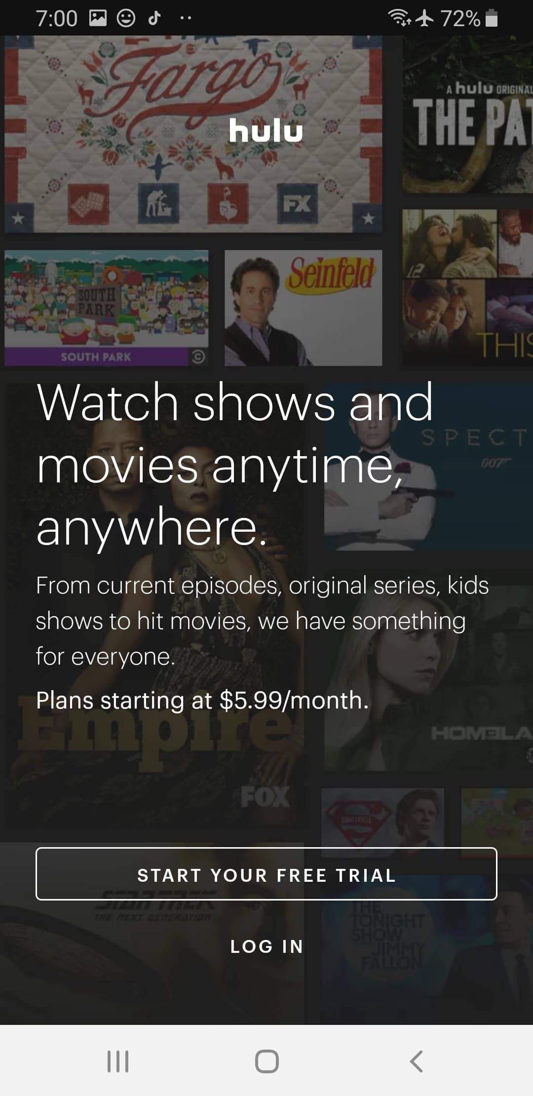 Screenshot From Our Hulu Review