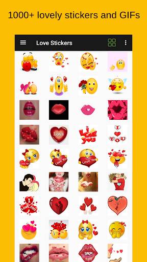 Screenshot From Our ILove Stickers - For love Review