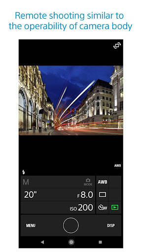 Screenshot From Our Imaging Edge Mobile Review
