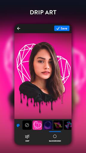 Screenshot From Our Instasquare Photo Editor: Neon Review
