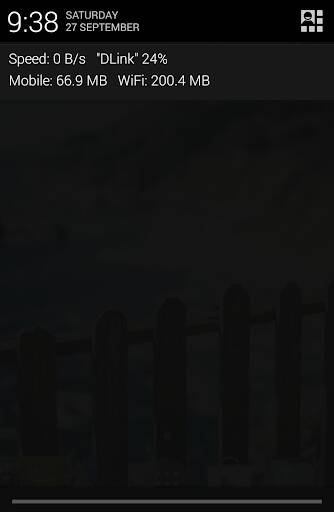 Screenshot From Our Internet Speed Meter Lite Review