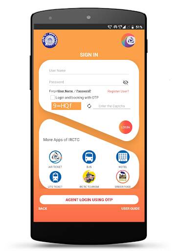 Screenshot From Our IRCTC Rail Connect Review
