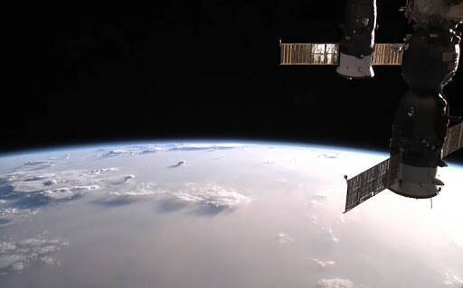 Screenshot From Our ISS Live Now: View Earth Live Review