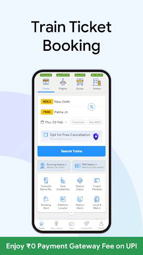 Screenshot From Our ixigo Train Status Ticket Book Review