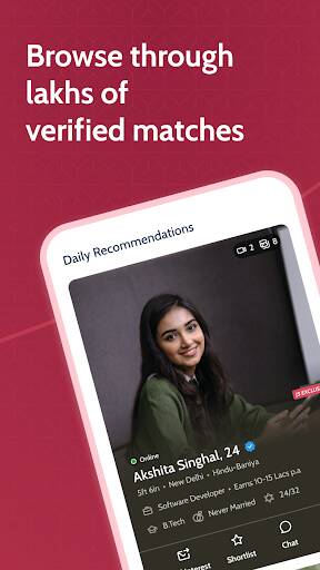 Screenshot From Our Jeevansathi® Dating & Marriage Review