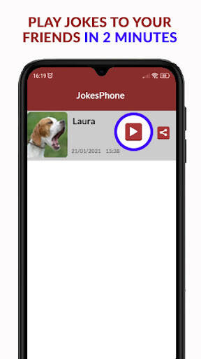 Screenshot From Our JokesPhone - Joke Calls Review