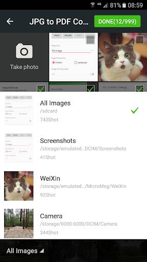 Screenshot From Our JPG to PDF Converter Review