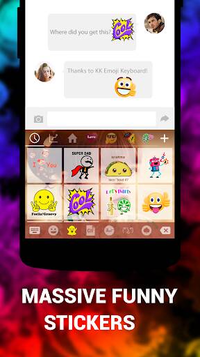 Screenshot From Our Keyboard - Emoji, Emoticons Review