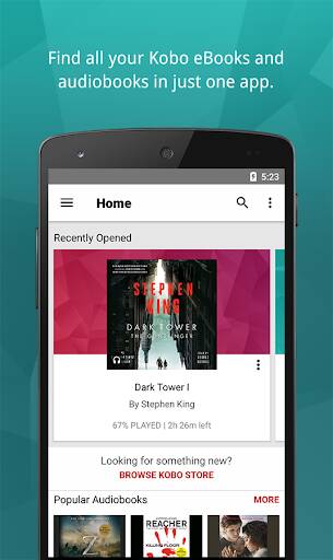 Screenshot From Our Kobo Books - eBooks Audiobooks Review