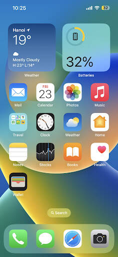 Screenshot From Our Launcher iOS 16 Review
