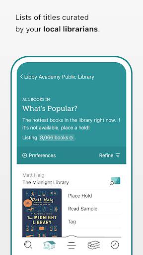 Screenshot From Our Libby, by OverDrive Review