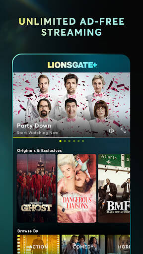Screenshot From Our LIONSGATE+ Review