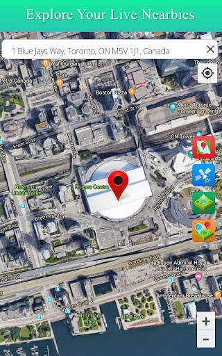 Screenshot From Our Live Satellite View GPS Map Review
