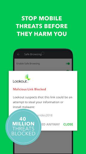 Screenshot From Our Lookout Security and Antivirus Review