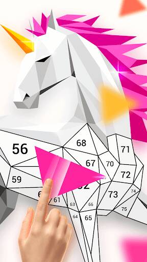 Screenshot From Our LoPoly: Puzzle art game Review