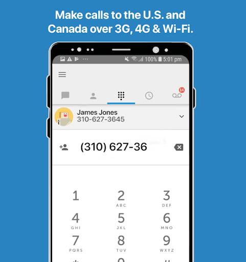 Screenshot From Our magicApp Calling & Messaging Review