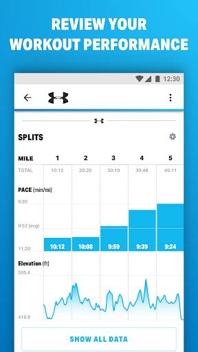 Screenshot From Our Map My Run by Under Armour Review
