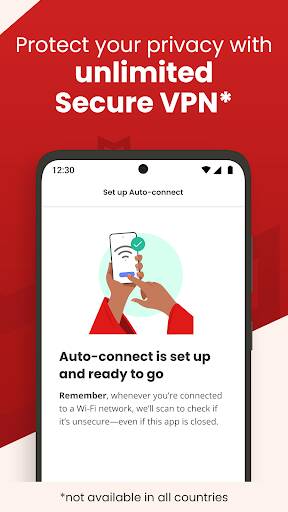 Screenshot From Our McAfee Security: Antivirus VPN Review