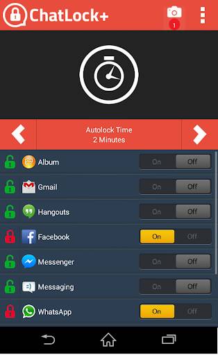 Screenshot From Our Messenger and Chat Lock Review