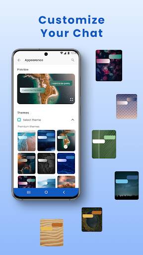 Screenshot From Our Messenger Home - SMS Launcher Review