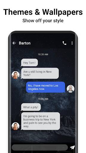 Screenshot From Our Messenger SMS - Text Messages Review
