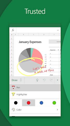 Screenshot From Our Microsoft Excel: Spreadsheets Review