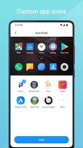 Screenshot From Our Mint Launcher Review