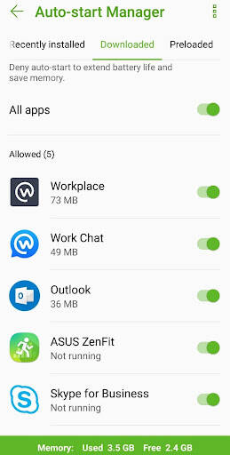 Screenshot From Our Mobile Manager Review